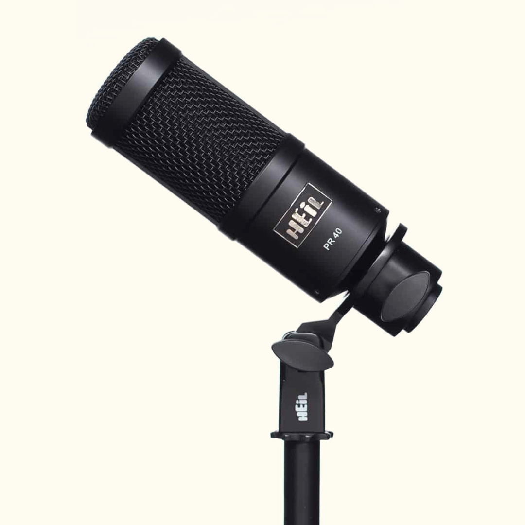 Heil PR-40 XLR Mic - Best mics for podcasting