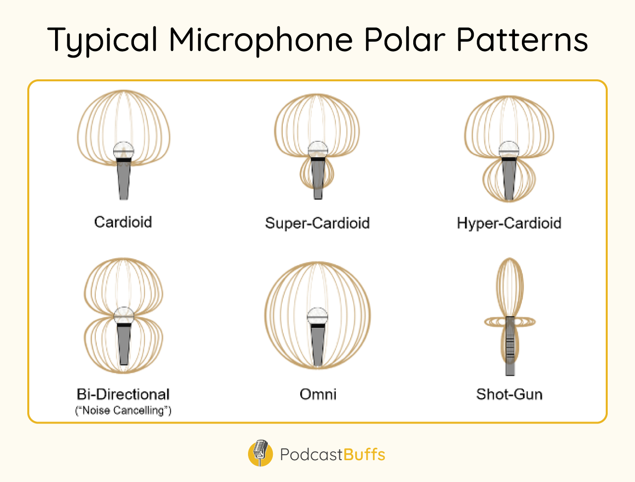 Polar Pattern microphones for podcasting