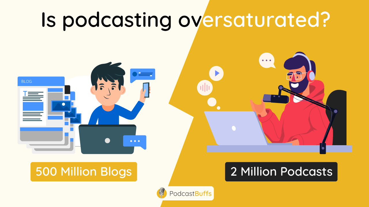 is podcasting over saturated